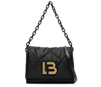 Gesteppte Schultertasche mit Logo