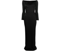 Schulterfreies Maxikleid