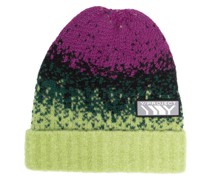 Intarsien-Mütze mit Logo-Patch