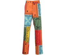 Hose mit Bandana-Print