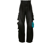Jeans mit aufgesetzten Taschen