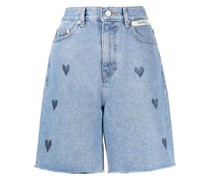 Jeans mit Herz-Print