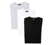 3er-Pack T-Shirts mit rundem Ausschnitt