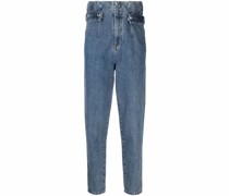Jeans mit Paperbag-Taille