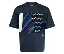 T-Shirt mit geometrischem Print