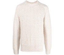 Gerippter Strickpullover