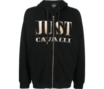 Kapuzenjacke mit Logo-Print