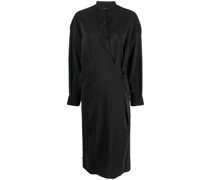 Hemdkleid mit verdrehtem Kragen