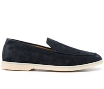 Loafer aus Wildleder mit Logo