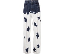 Jeans mit Bleach-Effekt