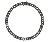 18kt Schwarzgoldarmband mit Diamanten