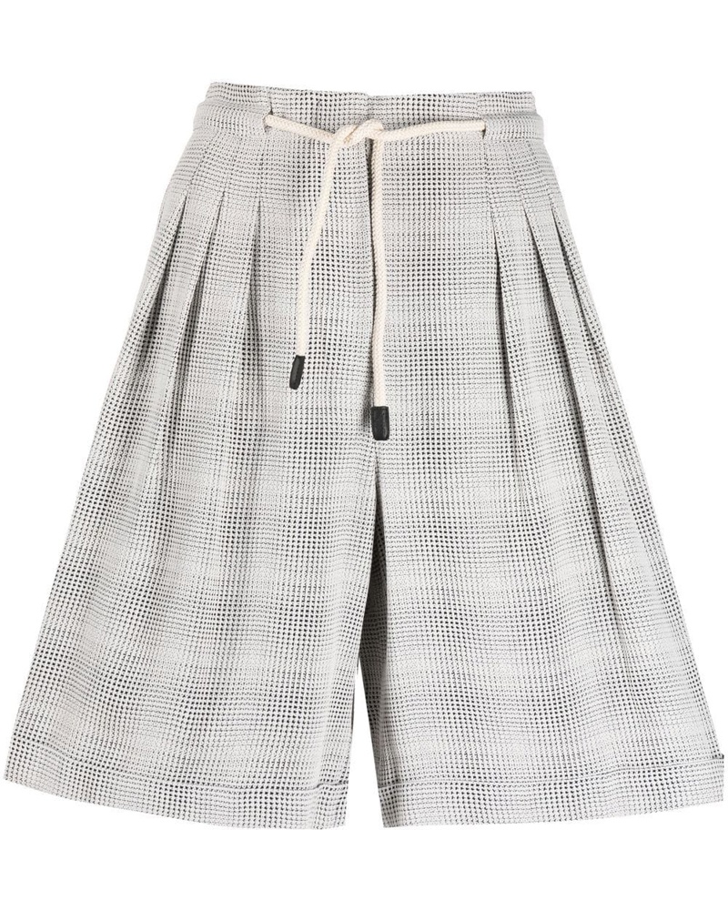 Emporio Armani Damen Karierte Shorts
