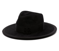 Fedora mit Logo-Stickerei