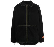 Rebuilt Jeansjacke mit Reißverschluss