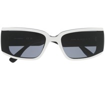 Sonnenbrille mit eckigem Gestell