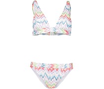 Bikini mit Zickzackmuster