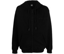 Kapuzenjacke mit Logo-Stickerei