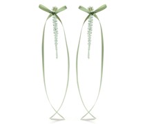 bow ribbon drip earrings