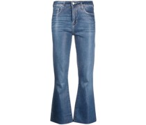 Ausgestellte Kendra Cropped-Jeans