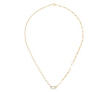 18kt Gelbgold-Choker mit Diamanten