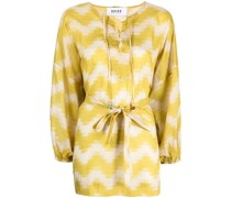 Bluse mit Zickzackmuster