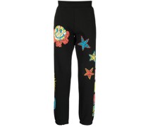 Jogginghose mit Mosaik-Print