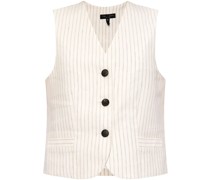 Erin striped cotton waistcoat