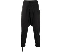 Cropped-Hose mit tiefem Schritt