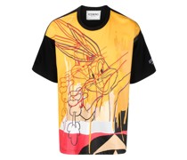 Bugs Bunny embroidered cotton T-shirt