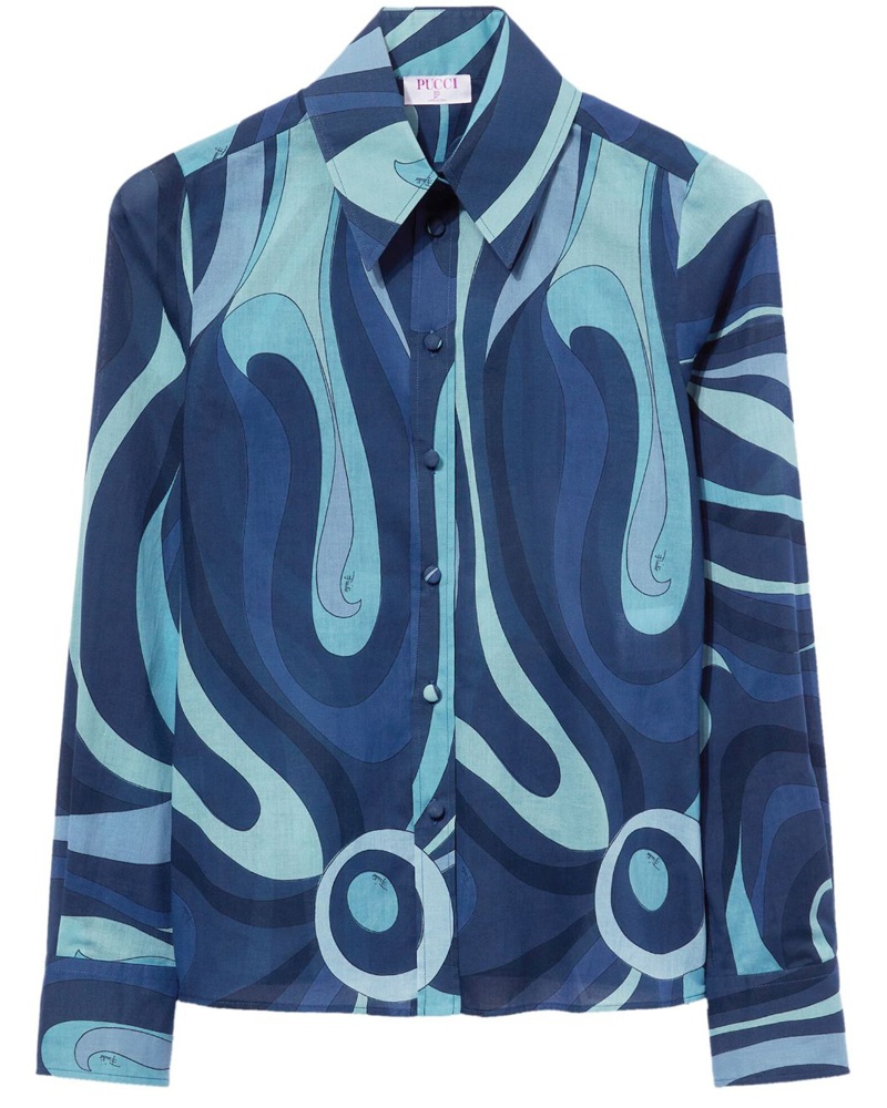 Emilio Pucci Damen Hemd mit Print PN6158 Emilio Pucci Damen Hemd mit Print PN6158