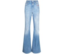 Jeans mit ausgestellten Details