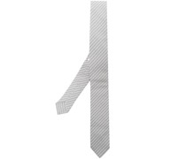Gestreifte Seersucker-Krawatte