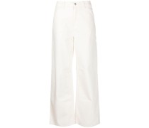 Weite High-Rise-Jeans