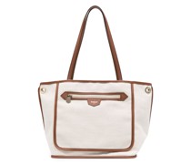 Handtasche mit Kontrastborten