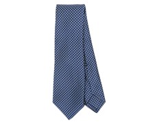 Seidenkrawatte aus geometrischem Jacquard