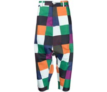 Gemusterte Baggy-Hose