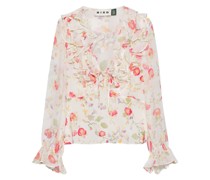Lasca floral-print blouse