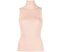 Gerippter Rollkragenpullover