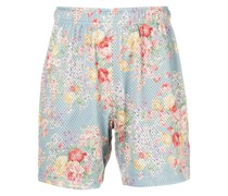 Sport-Shorts mit Lochmuster