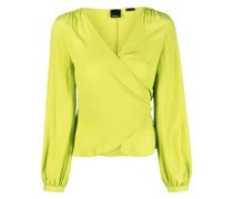 Bluse mit tiefem V-Ausschnitt