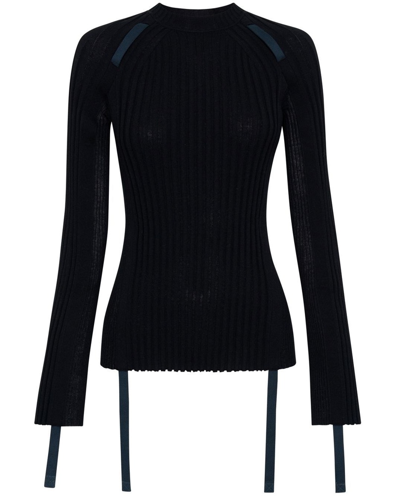 Dion Lee Damen Geripptes Oberteil