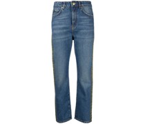Schmale Canvas-Jeans