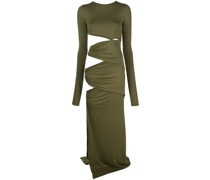 Asymmetrisches Maxikleid mit Cut-Out