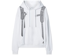 Hoodie mit Rucksack-Print