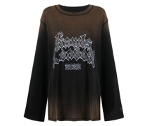 Crng T-Shirt mit Logo in Ombré-Optik