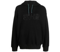 Hoodie mit Logo-Stickerei