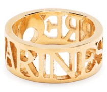 Polierter Ring mit Logo-Cut-Out