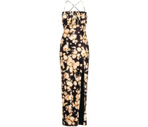 Seidenkleid mit "Baro"-Print