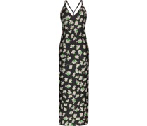 Spaghettikleid mit Blumen-Print