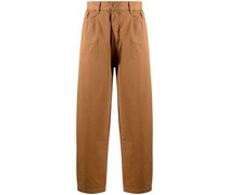 Halbhohe Tapered-Jeans